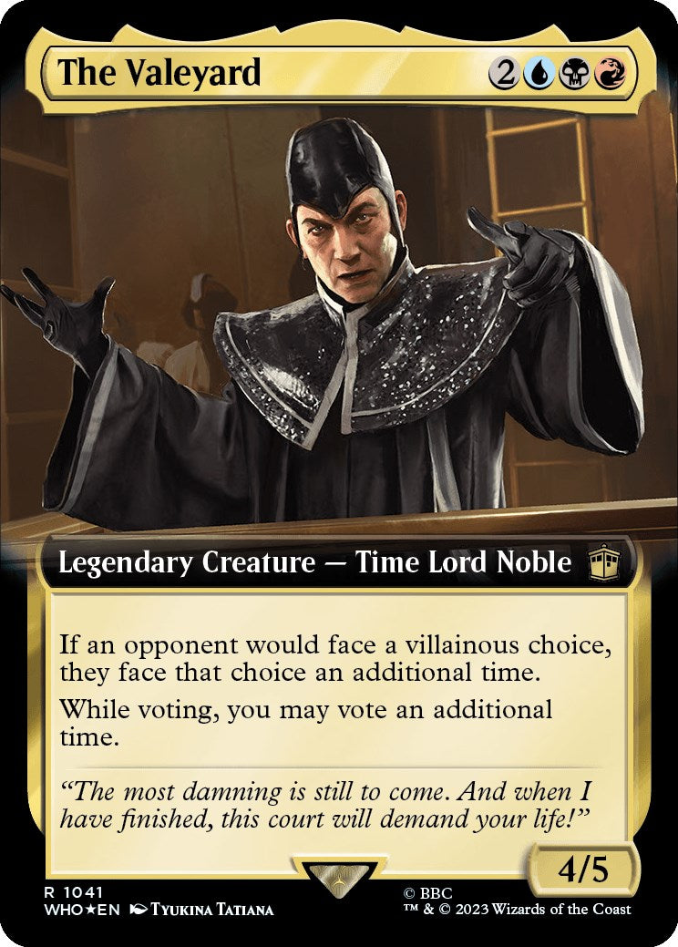The Valeyard (Extended Art) (Surge Foil) [Doctor Who] - Destination Retro