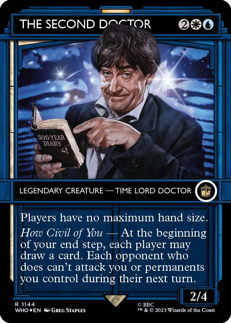 The Second Doctor (Showcase) (Surge Foil) [Doctor Who] - Destination Retro