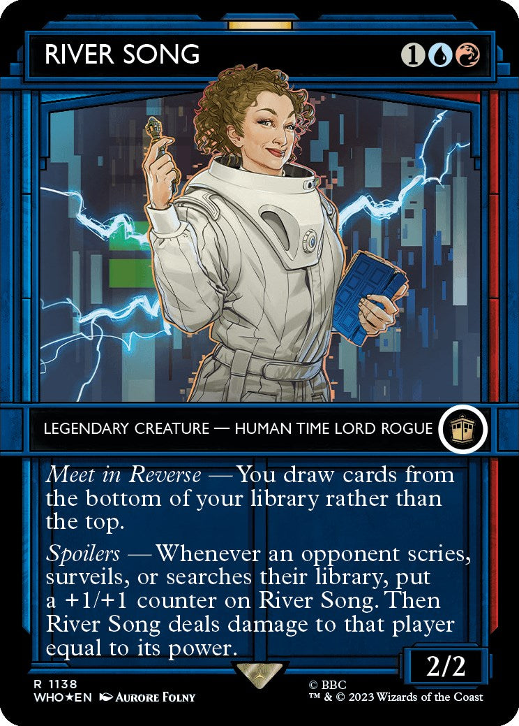 RIVER SONG (Showcase) (Surge Foil) [Doctor Who] - Destination Retro