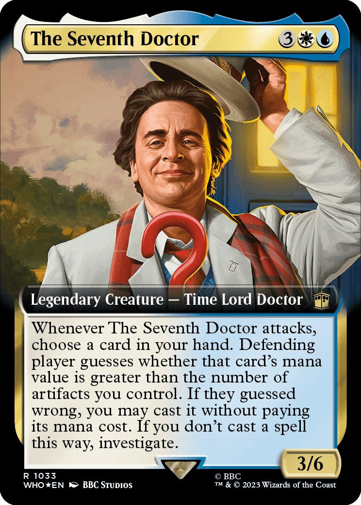 The Seventh Doctor (Extended Art) (Surge Foil) [Doctor Who] - Destination Retro