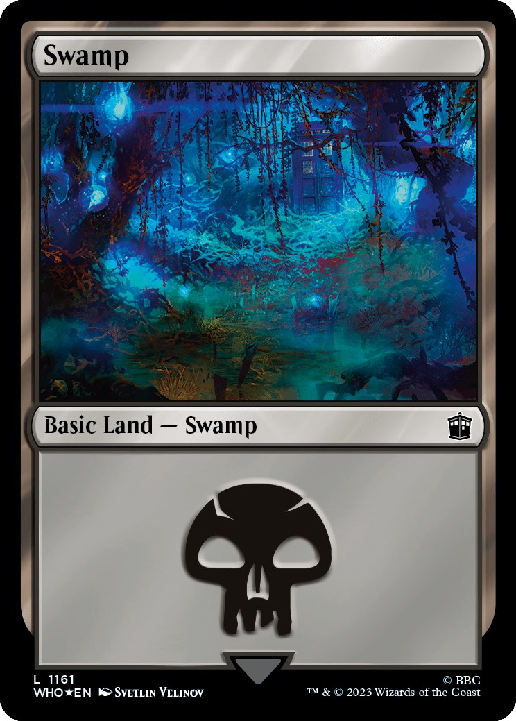 Swamp (1161) (Surge Foil) [Doctor Who] - Destination Retro