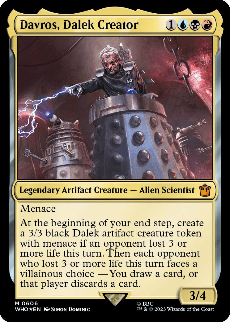 Davros, Dalek Creator (Surge Foil) [Doctor Who] - Destination Retro
