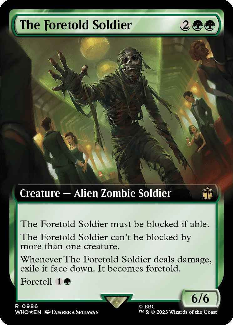 The Foretold Soldier (Extended Art) (Surge Foil) [Doctor Who] - Destination Retro