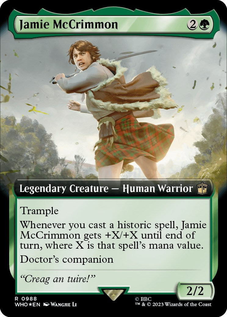 Jamie McCrimmon (Extended Art) (Surge Foil) [Doctor Who] - Destination Retro