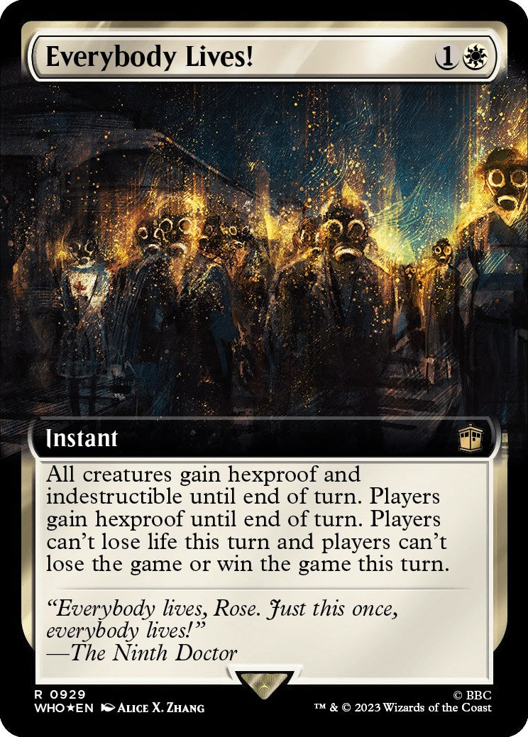 Everybody Lives! (Extended Art) (Surge Foil) [Doctor Who] - Destination Retro