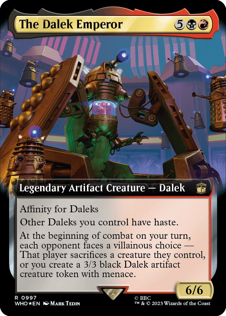 The Dalek Emperor (Extended Art) (Surge Foil) [Doctor Who] - Destination Retro