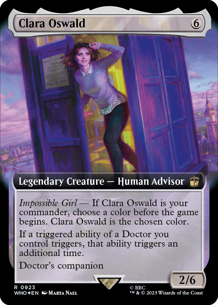 Clara Oswald (Extended Art) (Surge Foil) [Doctor Who] - Destination Retro