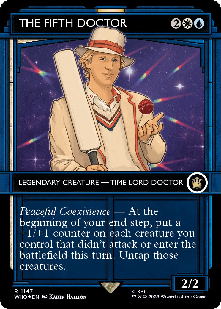 The Fifth Doctor (Showcase) (Surge Foil) [Doctor Who] - Destination Retro
