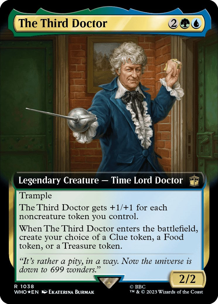 The Third Doctor (Extended Art) (Surge Foil) [Doctor Who] - Destination Retro