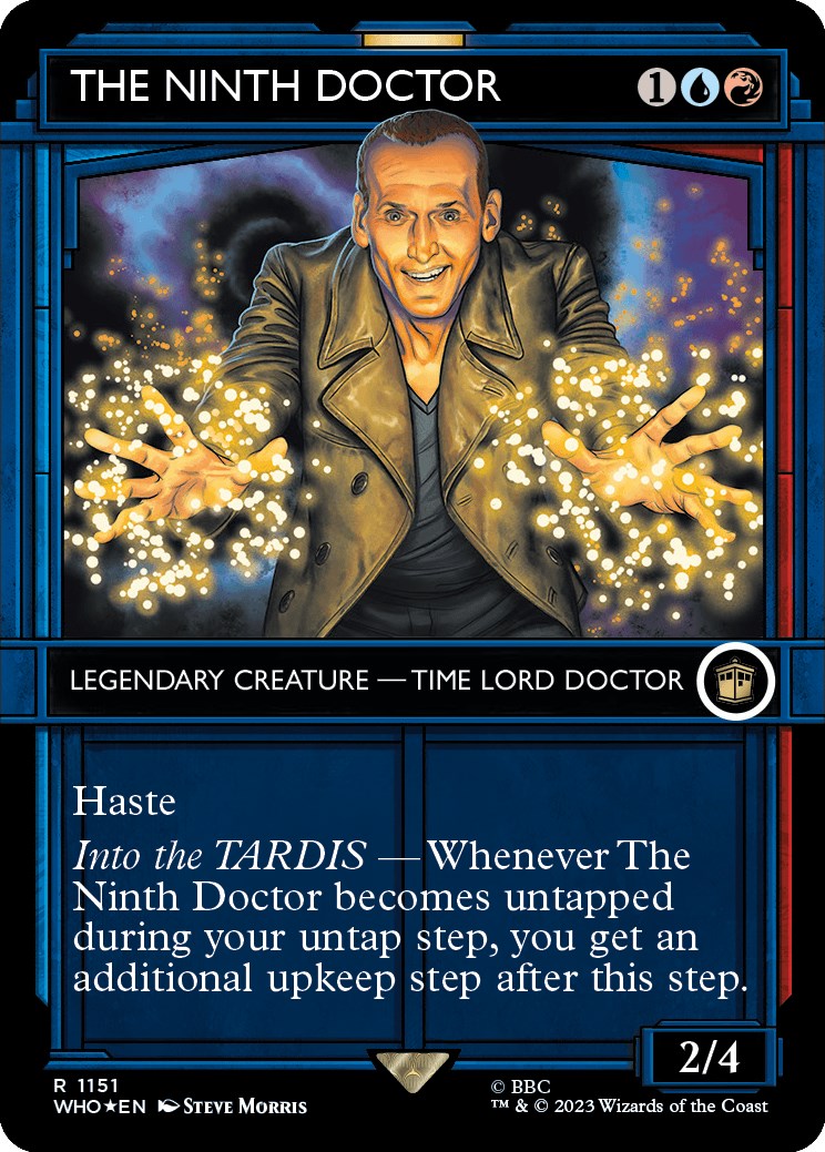 The Ninth Doctor (Showcase) (Surge Foil) [Doctor Who] - Destination Retro