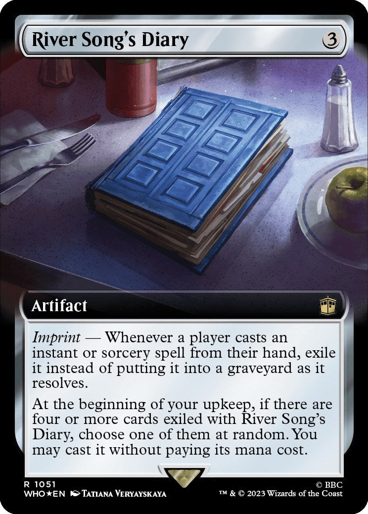 River Song's Diary (Extended Art) (Surge Foil) [Doctor Who] - Destination Retro