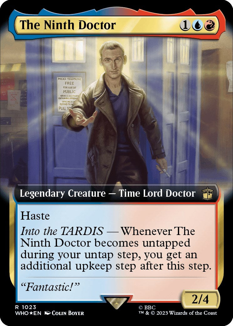 The Ninth Doctor (Extended Art) (Surge Foil) [Doctor Who] - Destination Retro