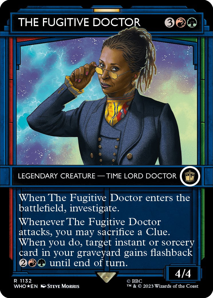 The Fugitive Doctor (Showcase) (Surge Foil) [Doctor Who] - Destination Retro