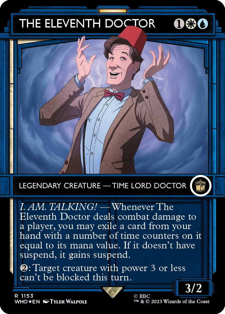 The Eleventh Doctor (Showcase) (Surge Foil) [Doctor Who] - Destination Retro