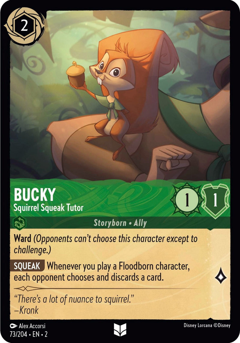 Bucky - Squirrel Squeak Tutor (73/204) [Rise of the Floodborn] - Destination Retro