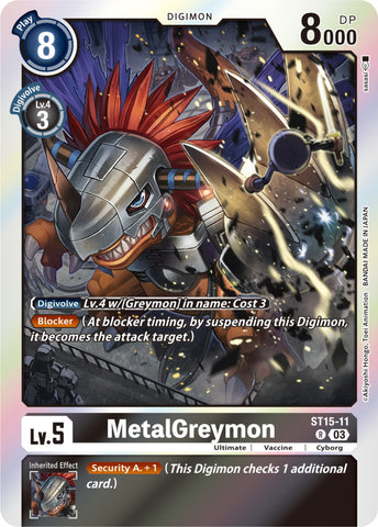 MetalGreymon [ST15-11] [Starter Deck: Dragon of Courage] - Destination Retro