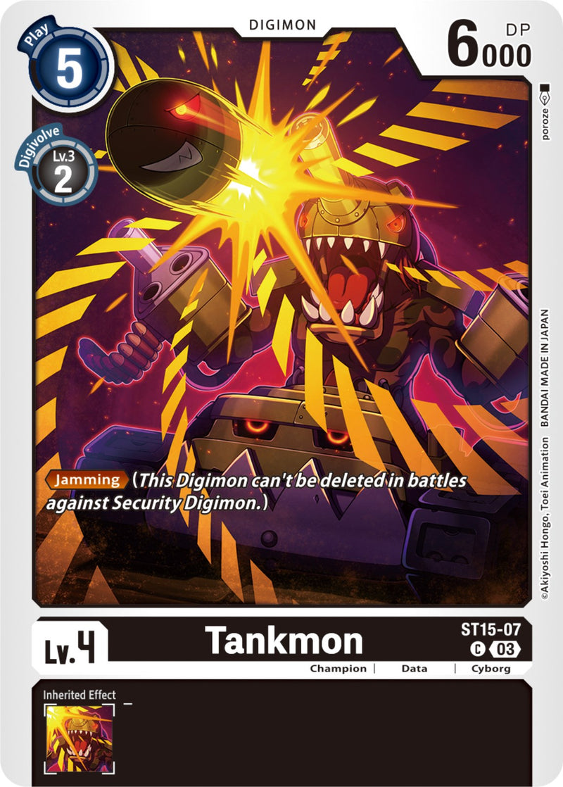 Tankmon [ST15-07] [Starter Deck: Dragon of Courage] - Destination Retro