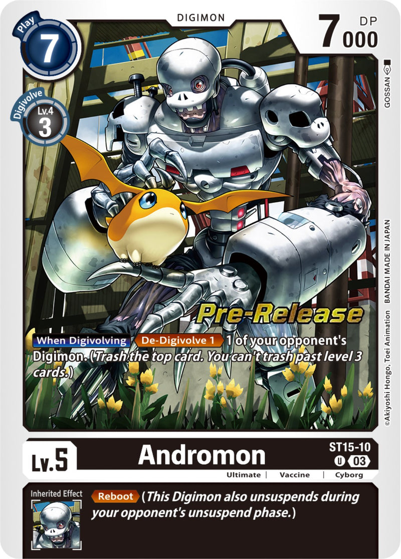Andromon [ST15-10] [Starter Deck: Dragon of Courage Pre-Release Cards] - Destination Retro
