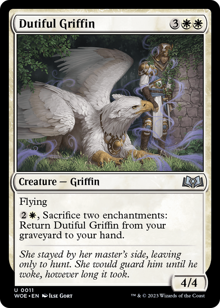 Dutiful Griffin [Wilds of Eldraine] - Destination Retro