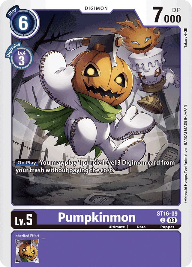 Pumpkinmon [ST16-09] [Starter Deck: Wolf of Friendship] - Destination Retro