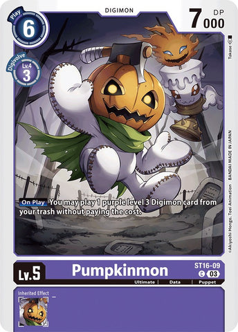 Pumpkinmon [ST16-09] [Starter Deck: Wolf of Friendship] - Destination Retro