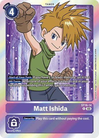 Matt Ishida [ST16-14] [Starter Deck: Wolf of Friendship] - Destination Retro