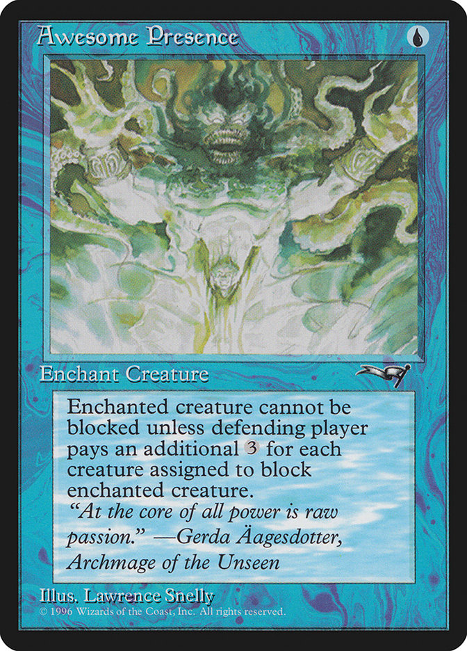 Awesome Presence (Creature Facing) [Alliances] - Destination Retro