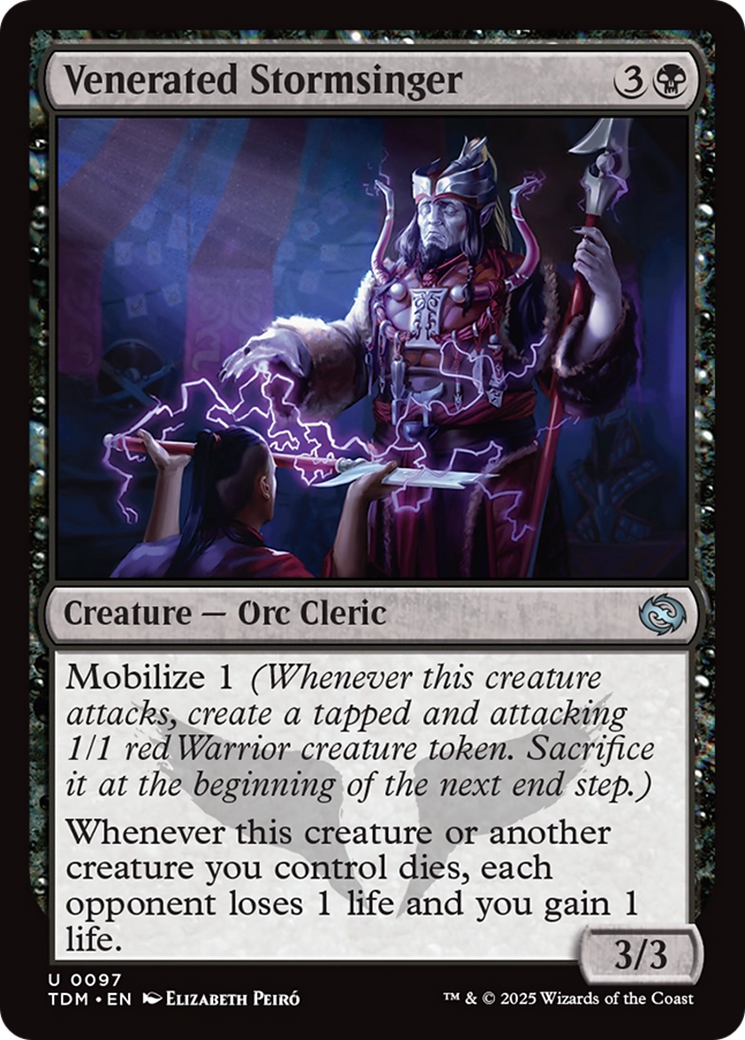 Venerated Stormsinger [Tarkir: Dragonstorm] - Destination Retro