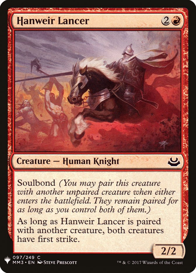 Hanweir Lancer [Mystery Booster] - Destination Retro