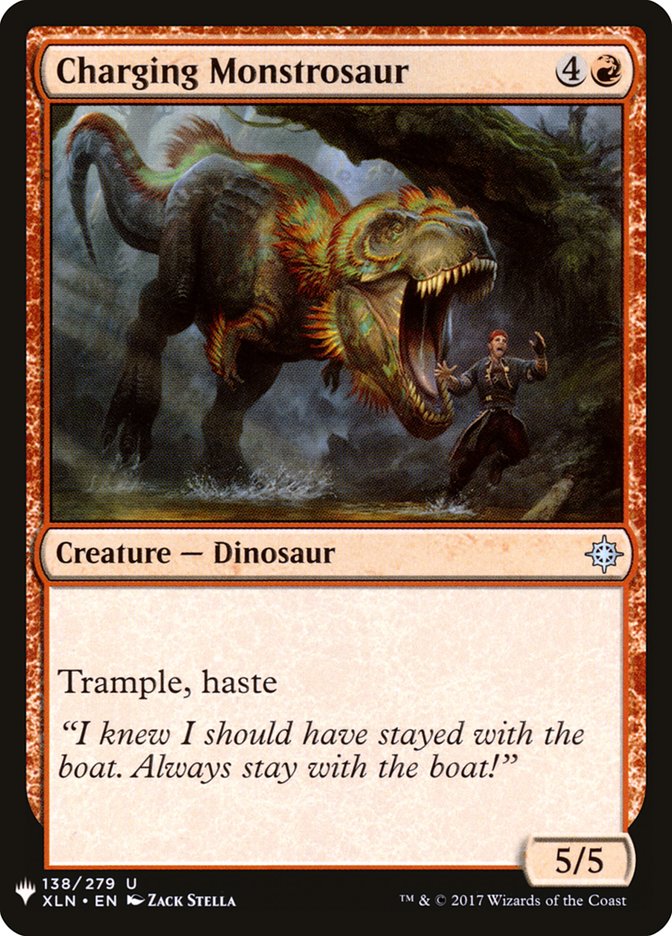 Charging Monstrosaur [Mystery Booster] - Destination Retro