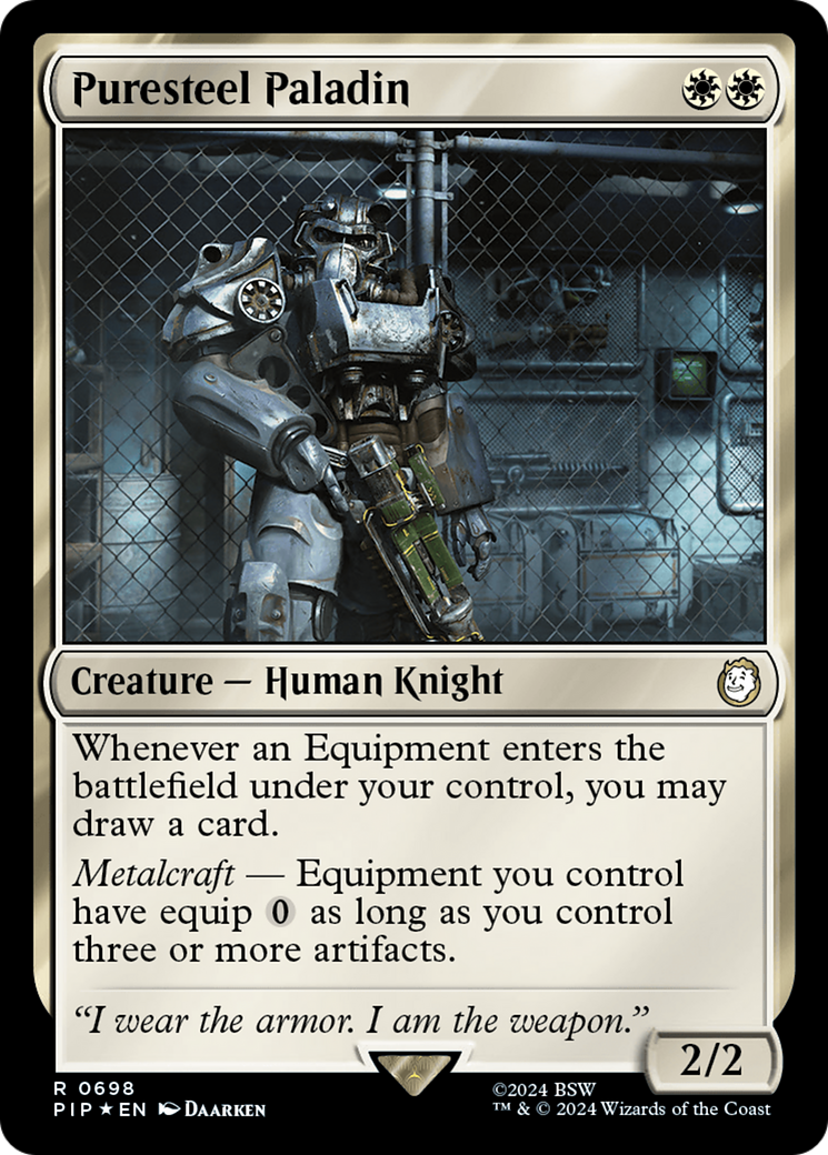 Puresteel Paladin (Surge Foil) [Fallout] - Destination Retro