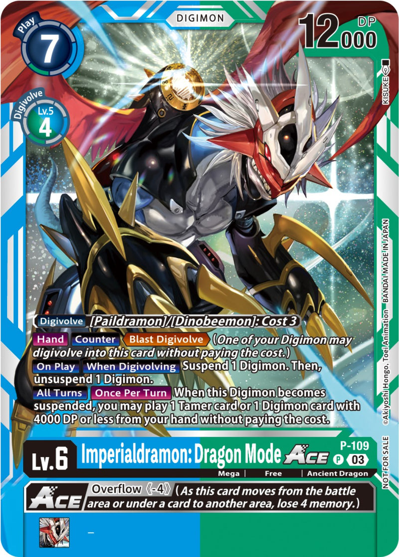 Imperialdramon: Dragon Mode Ace [P-109 ] (NYCC 2023 Demo Deck) [Promotional Cards] - Destination Retro