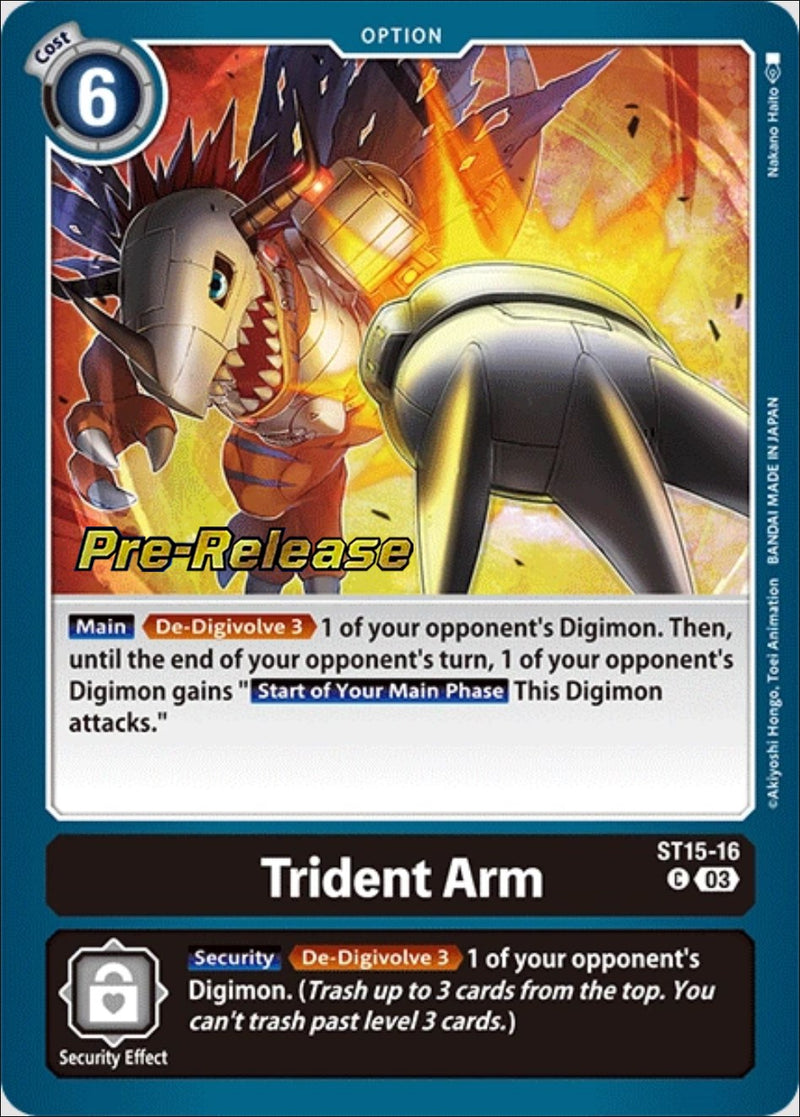 Trident Arm [ST15-16] [Starter Deck: Dragon of Courage Pre-Release Cards] - Destination Retro