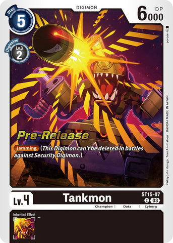 Tankmon [ST15-07] [Starter Deck: Dragon of Courage Pre-Release Cards] - Destination Retro