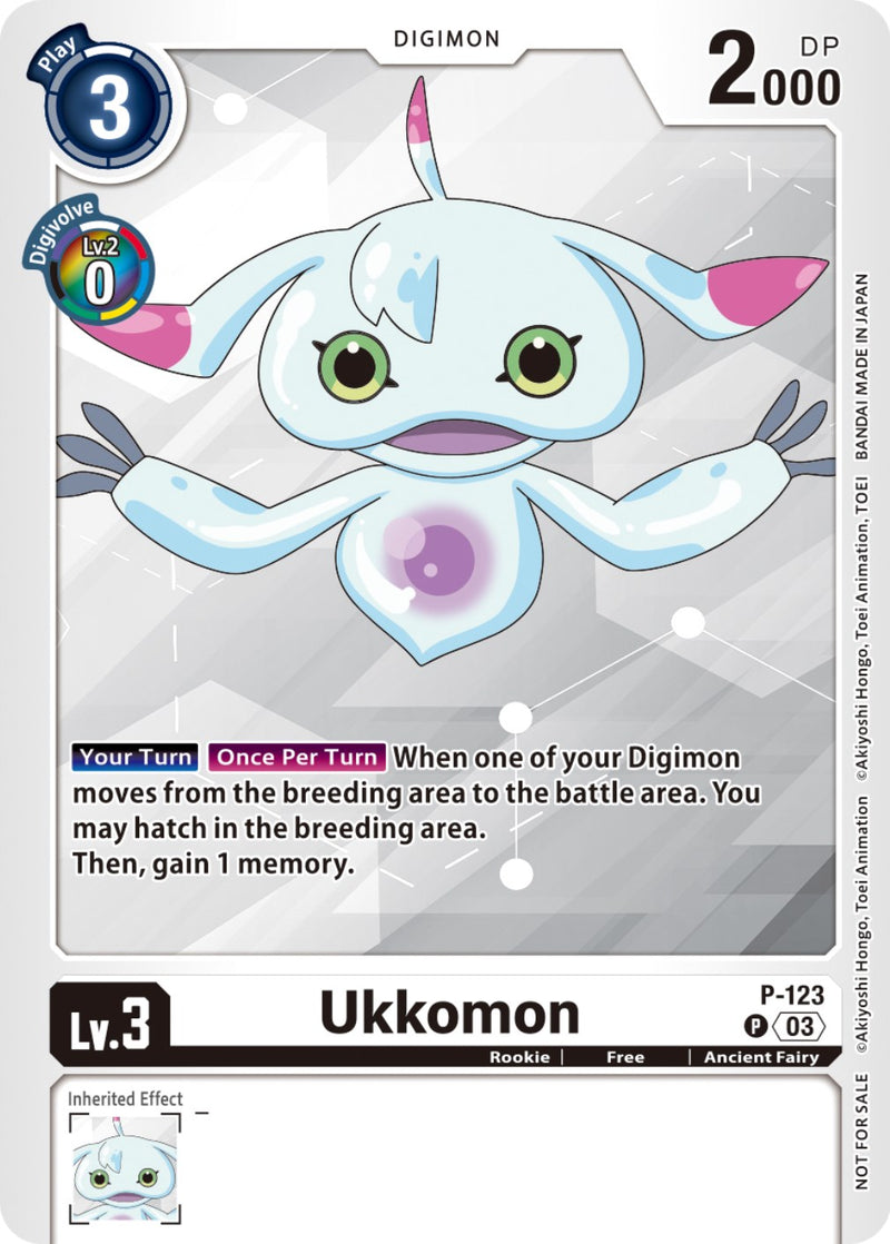 Ukkomon [P-123] (NYCC 2023 Demo Deck) [Promotional Cards] - Destination Retro