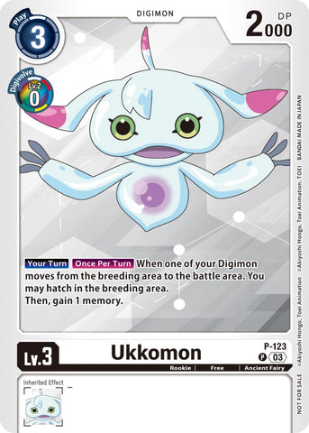 Ukkomon [P-123] (NYCC 2023 Demo Deck) [Promotional Cards] - Destination Retro
