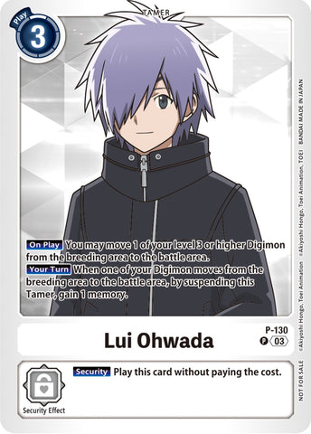 Lui Ohwada [P-130] (NYCC 2023 Demo Deck) [Promotional Cards] - Destination Retro