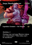 Zurgo, Thunder's Decree (Borderless) [Tarkir: Dragonstorm] - Destination Retro