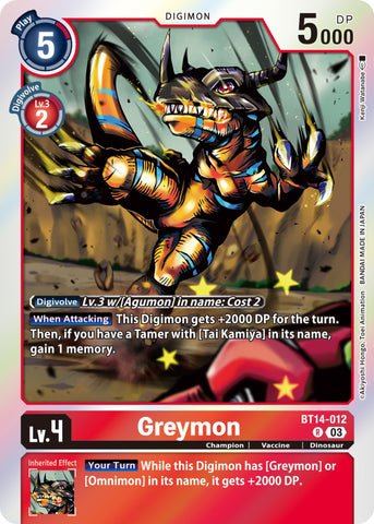Greymon [BT14-012] [Blast Ace] - Destination Retro