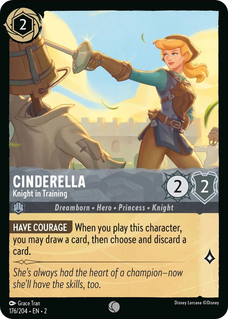 Cinderella - Knight in Training (176/204) [Rise of the Floodborn] - Destination Retro