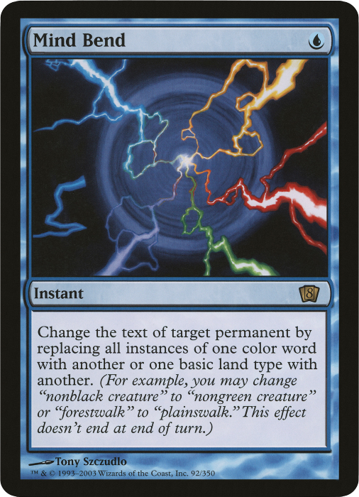 Mind Bend (Oversized) [Eighth Edition Box Topper] - Destination Retro
