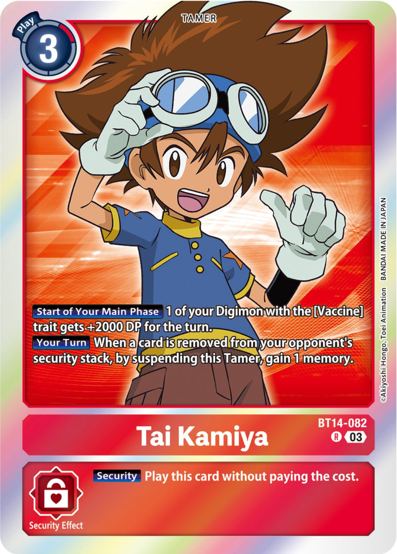 Tai Kamiya [BT14-082] [Blast Ace] - Destination Retro