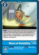 Wave of Reliability [BT14-091] [Blast Ace] - Destination Retro