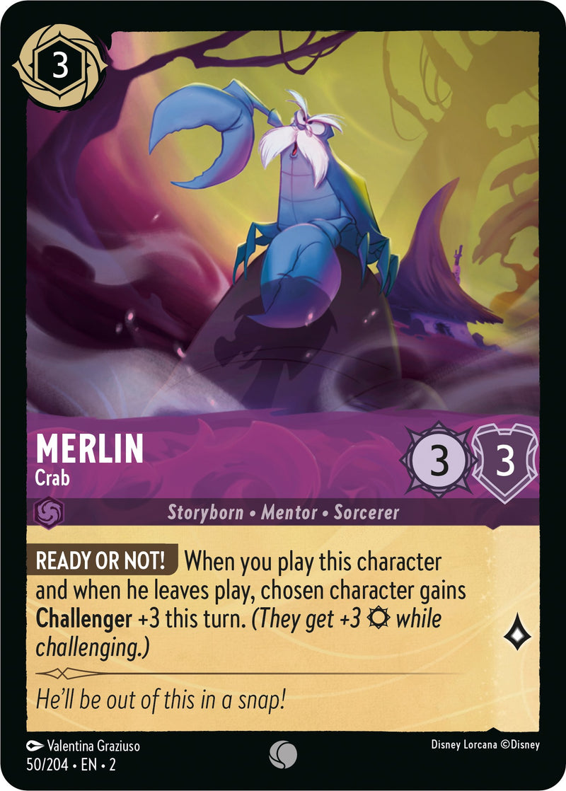 Merlin - Crab (50/204) [Rise of the Floodborn] - Destination Retro