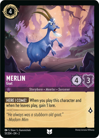 Merlin - Goat (51/204) [Rise of the Floodborn] - Destination Retro