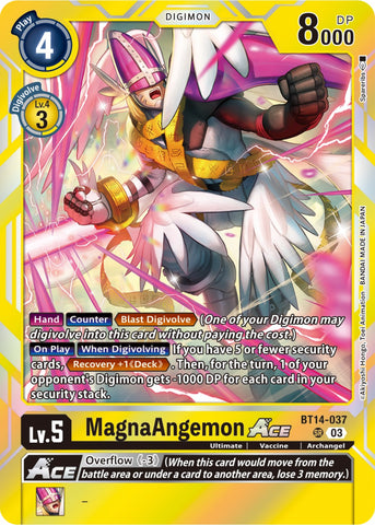 MagnaAngemon Ace [BT14-037] [Blast Ace] - Destination Retro