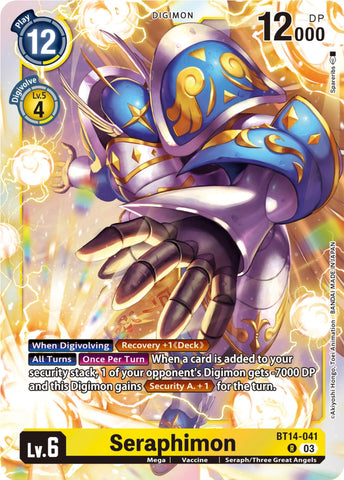 Seraphimon [BT14-041] [Blast Ace] - Destination Retro