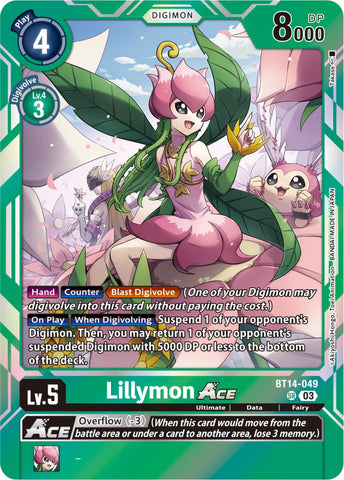 Lillymon Ace [BT14-049] [Blast Ace] - Destination Retro