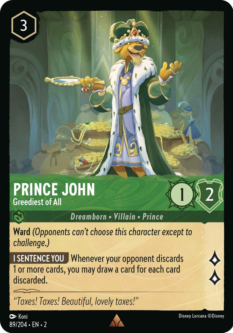 Prince John - Greediest of All (89/204) [Rise of the Floodborn] - Destination Retro
