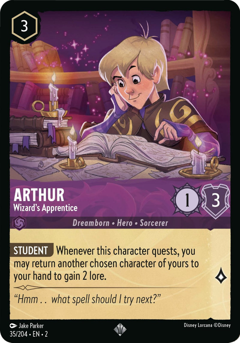 Arthur - Wizard's Apprentice (35/204) [Rise of the Floodborn] - Destination Retro